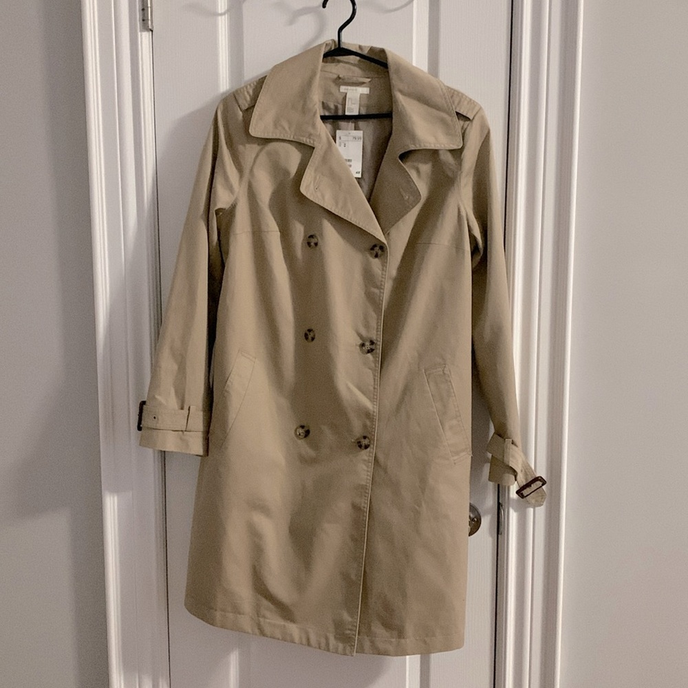 NWT Hm Mama Trench coat